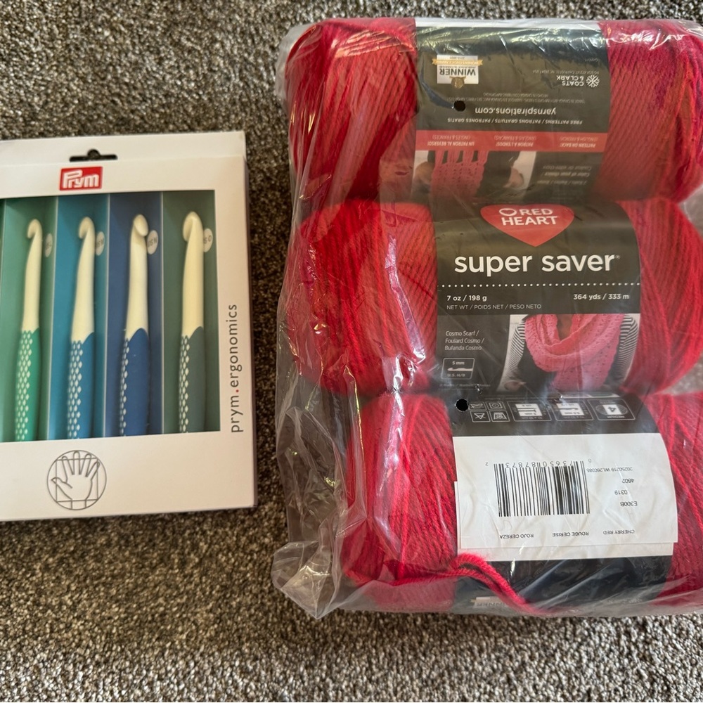 Super Saver Yarn Pack - Vibrant Red